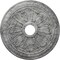 Ekena Millwork Bristol Medallion (Canopies up to 3 7/8"), 23 1/2"OD x 3 7/8"ID x 1"P, Ultra Pure White Crackle CM23BIUWC - alternate 1